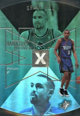 1997 SPx Hardcourt Holoviews Grant Hill #HH20 Basketball Card