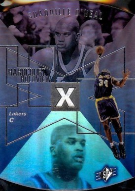 1997 SPx Hardcourt Holoviews Shaquille O'Neal #HH14 Basketball Card
