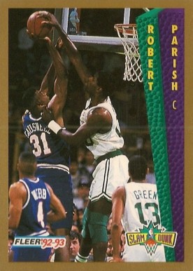 1992 Fleer Tony's Pizza Robert Parish #RP Basketball Card