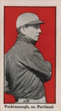 1911 Bishop & Co. P.C.L. Peckinpaugh, ss. Portland # Baseball Card
