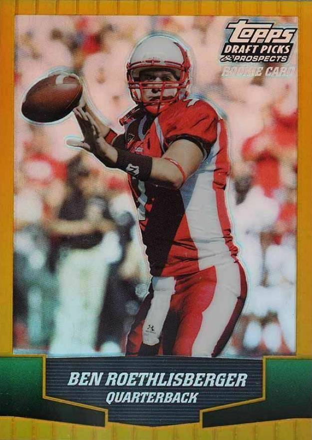 2004 Topps Draft Picks & Prospects Ben Roethlisberger #165 Football Card