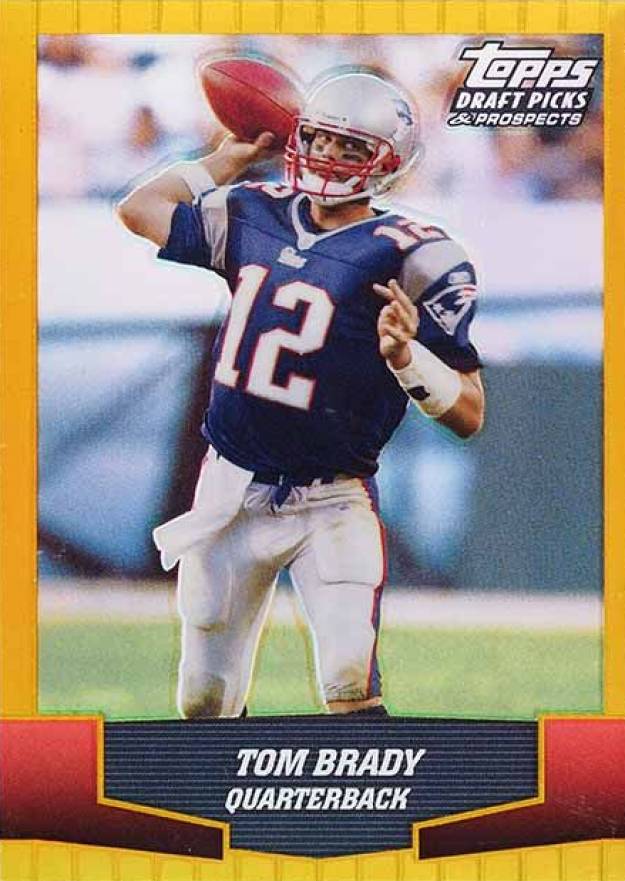2004 Topps Draft Picks & Prospects Tom Brady #53 Football Card