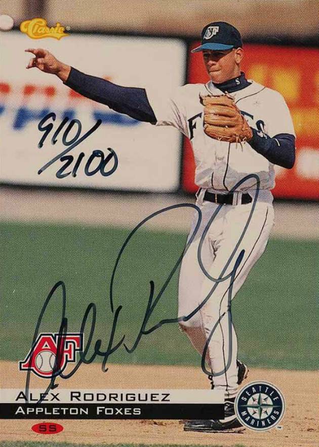 1994 Classic Autographs Alex Rodriguez # Baseball Card