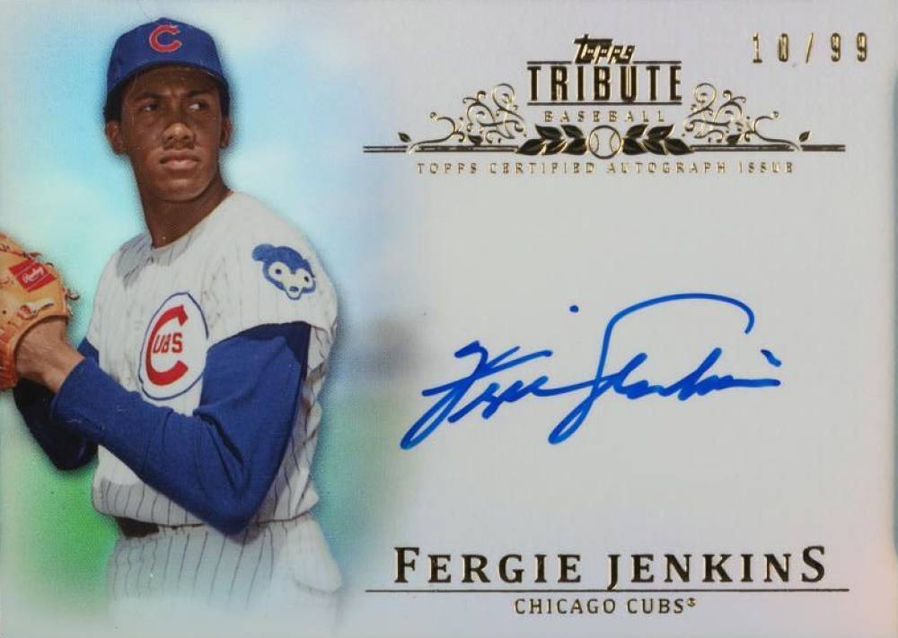 2013 Topps Tribute Autographs Fergie Jenkins #TA-FJ Baseball Card
