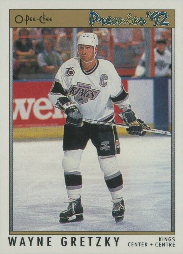 1991 O-Pee-Chee Premier Wayne Gretzky #3 Hockey Card