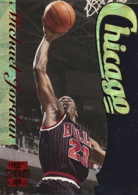 1996 Stadium Club Fusion Michael Jordan #F1 Basketball Card
