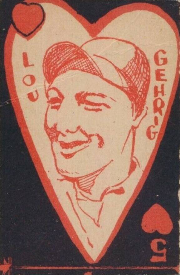 1929 Universal Toy and Novelty Lou Gehrig # Baseball Card
