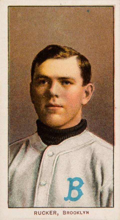 1909 White Borders Piedmont 350  Rucker, Brooklyn #416 Baseball Card