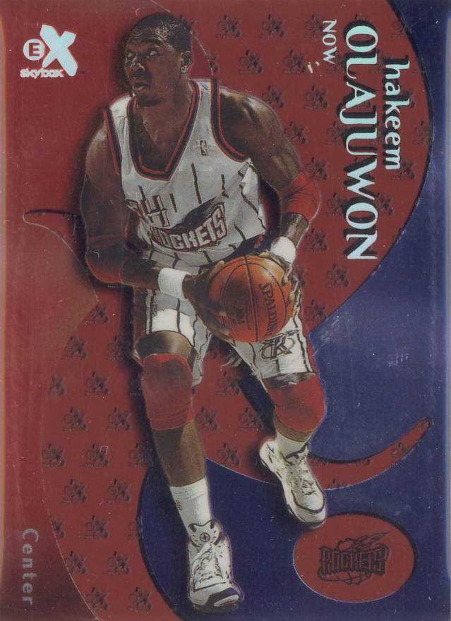 1999 Skybox E-X  Hakeem Olajuwon #29 Basketball Card