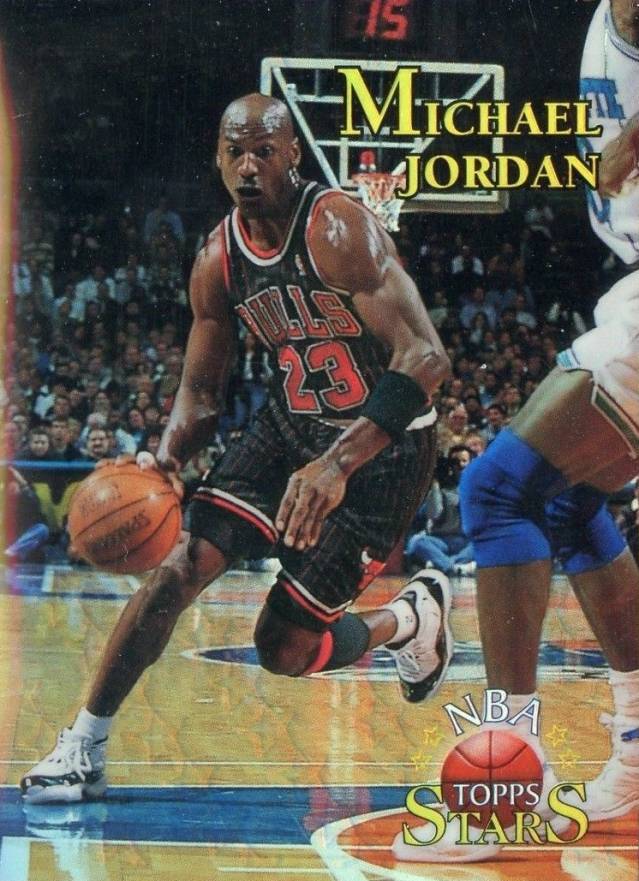 1996 Topps NBA Stars Michael Jordan #124 Basketball Card