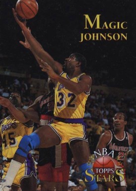 1996 Topps NBA Stars Magic Johnson #122 Basketball Card