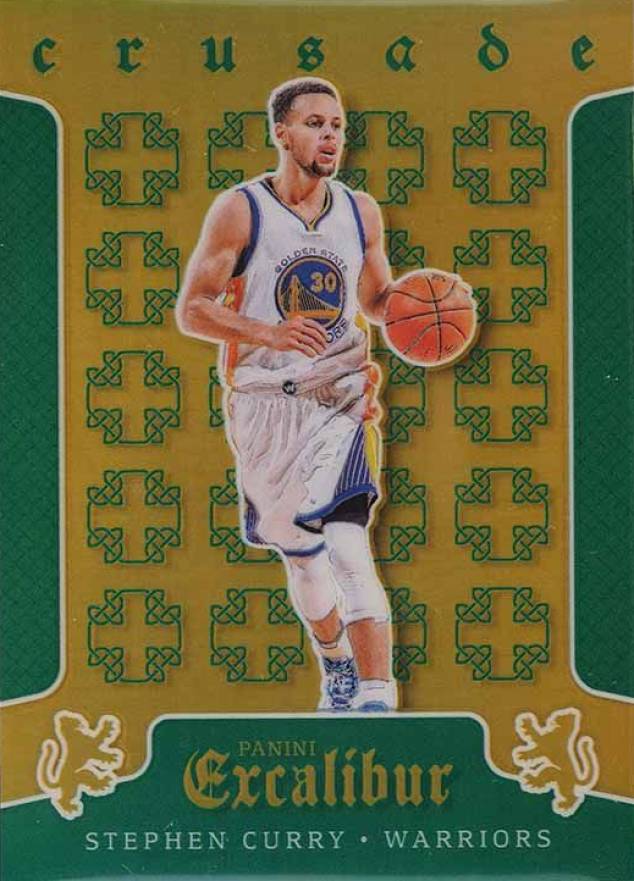 2015 Panini Excalibur Crusade Stephen Curry #32 Basketball Card