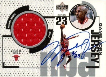 1998 Upper Deck MJ Game Jersey Autograph Michael Jordan #LL-GJ Basketball Card