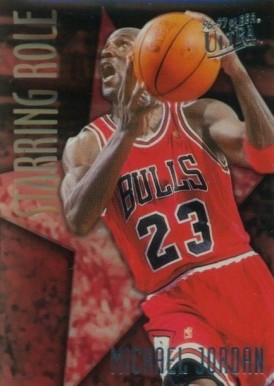 1996 Ultra Starring Role  Michael Jordan #4 Basketball Card