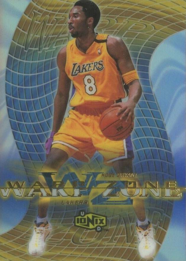 1999 Upper Deck Ionix Warp Zone Kobe Bryant #WZ1 Basketball Card