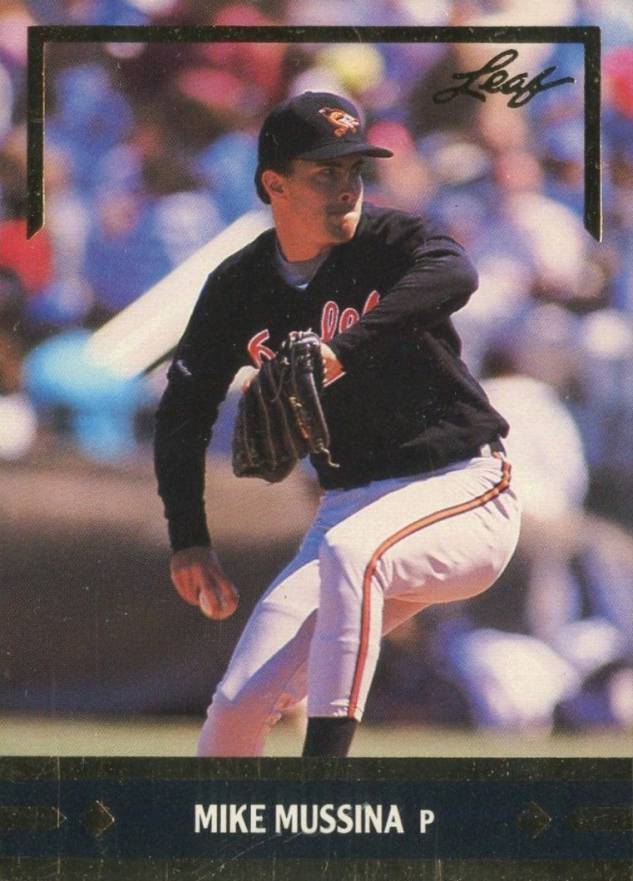 1991 Leaf Gold Rookies Mike Mussina #BC12 Baseball Card