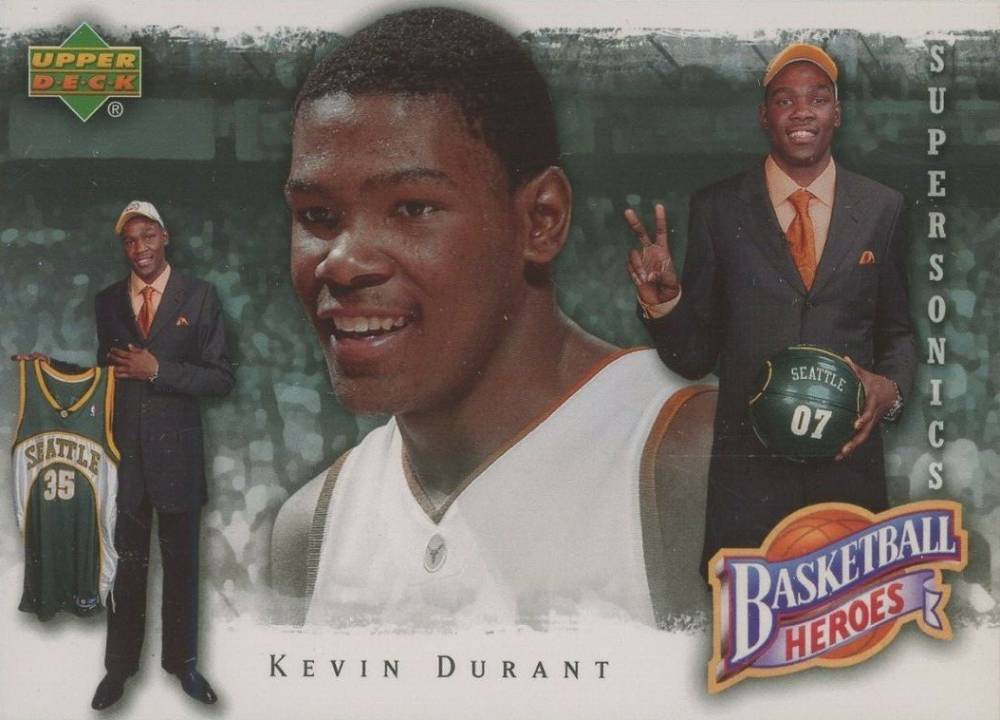 2007 Upper Deck NBA Heroes Kevin Durant Kevin Durant #KD-2 Basketball Card