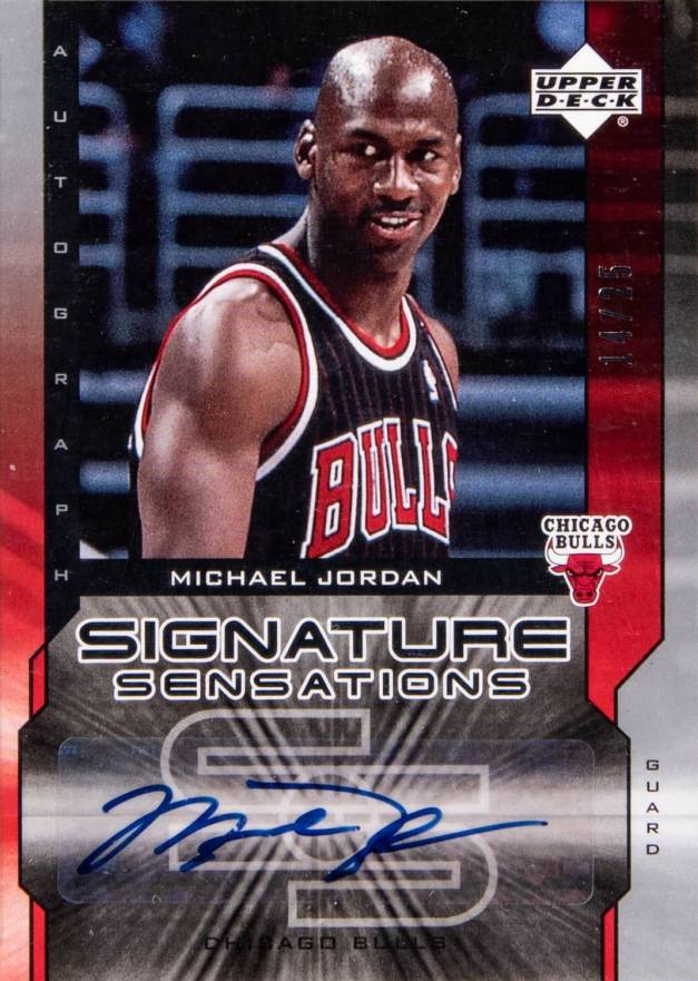 2005 Upper Deck Signature Sensations Michael Jordan #SS-MJ Basketball Card