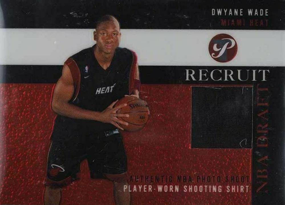 2003 Topps Pristine Pristine Recruit Dwyane Wade #PR-DWY Basketball Card