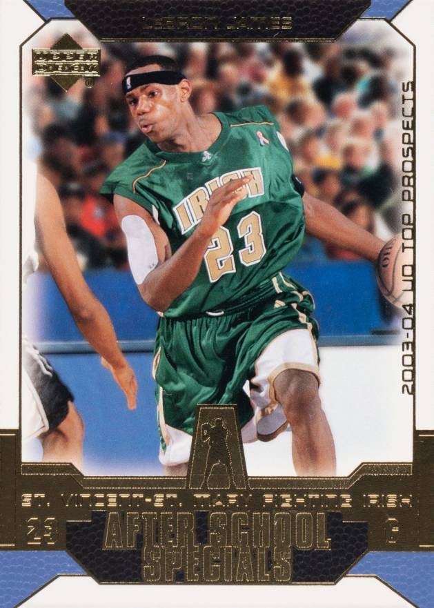 2003 Upper Deck Top Prospects After School Specials LeBron James #AS1 Basketball Card