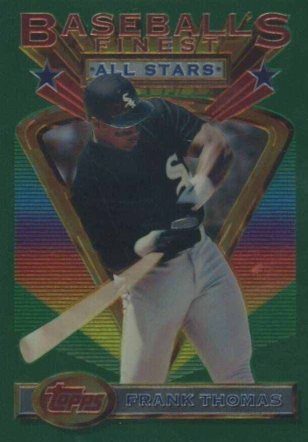 1993 Finest Jumbo All-Stars Frank Thomas #102 Baseball Card