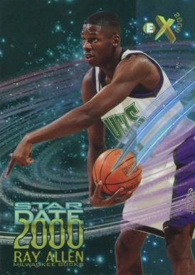 1996 Skybox E-X2000 Star Date Ray Allen #2 Basketball Card