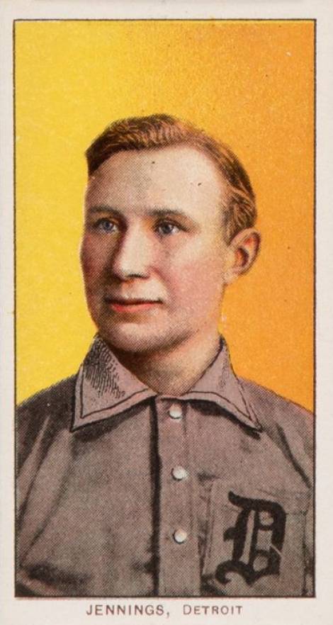 1909 White Borders Piedmont 350  Jennings, Detroit #234 Baseball Card
