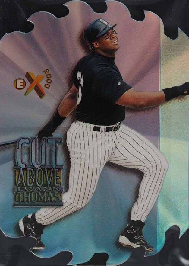 1997 Skybox E-X2000 Cut Above Frank Thomas #1 Baseball Card