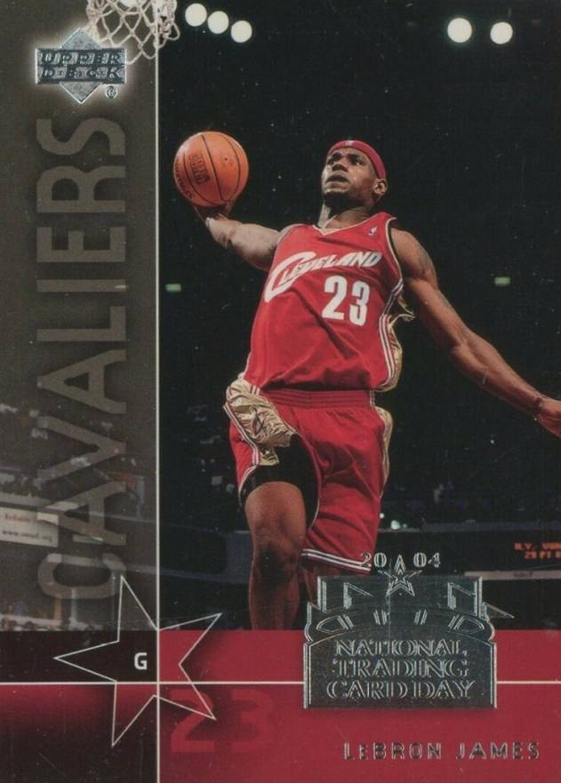 2004 Upper Deck National Trading Card Day LeBron James #UD-7 Basketball Card
