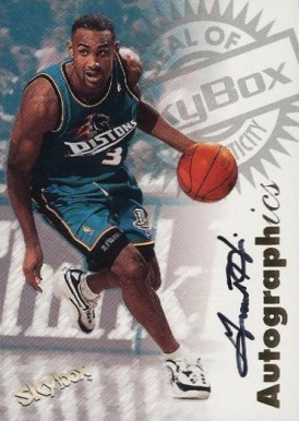 1997 Skybox Premium Autographics Grant Hill # Basketball Card