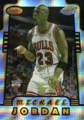 1996 Bowman's Best Honor Roll Olajuwon/Jordan #HR2 Basketball Card
