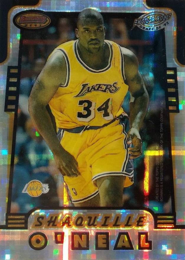 1996 Bowman's Best Honor Roll O'Neal/Mourning #HR7 Basketball Card