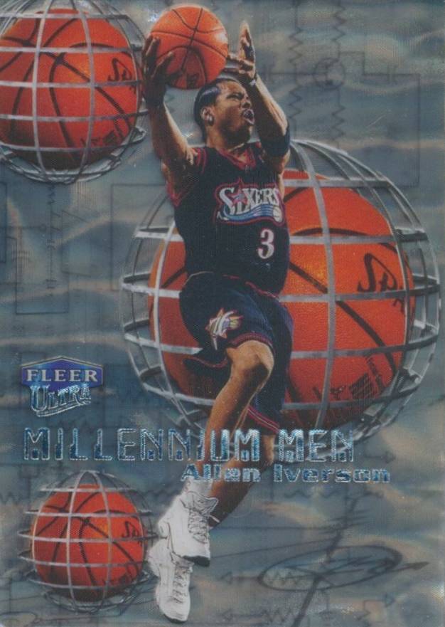 1999 Ultra Millennium Men Allen Iverson #1 Basketball Card