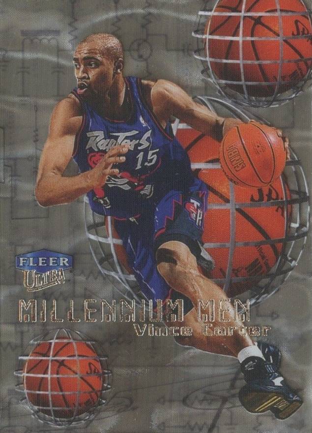 1999 Ultra Millennium Men Vince Carter #5 Basketball Card