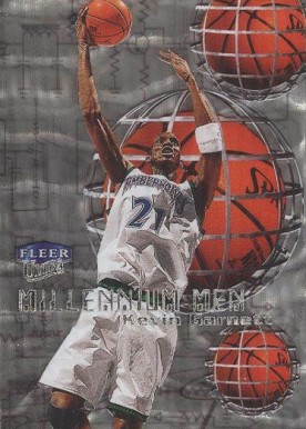 1999 Ultra Millennium Men Kevin Garnett #13 Basketball Card