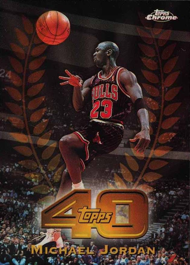 1997 Topps Chrome Topps 40  Michael Jordan #T5 Basketball Card