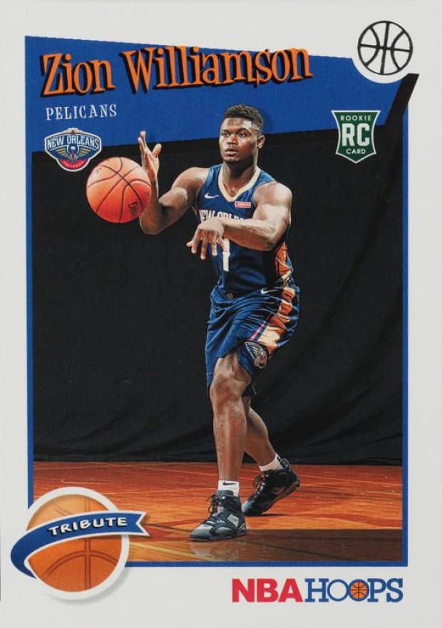 2019 Panini Hoops Zion Williamson #296 Basketball Card