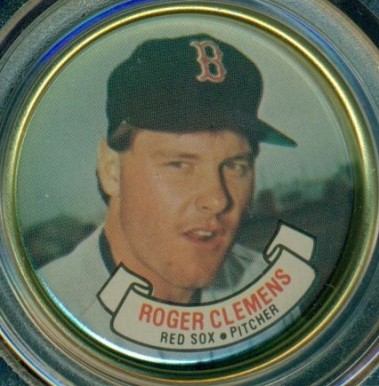 1987 Topps Coins Roger Clemens #8 Baseball Card