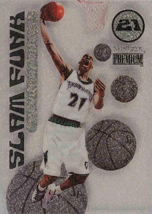 1998 Skybox Premium Slam Funk Kevin Garnett #2 Basketball Card