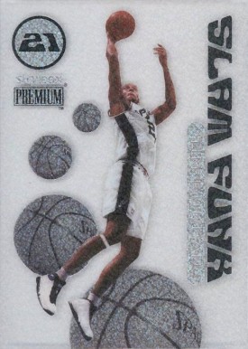 1998 Skybox Premium Slam Funk Tim Duncan #6 Basketball Card