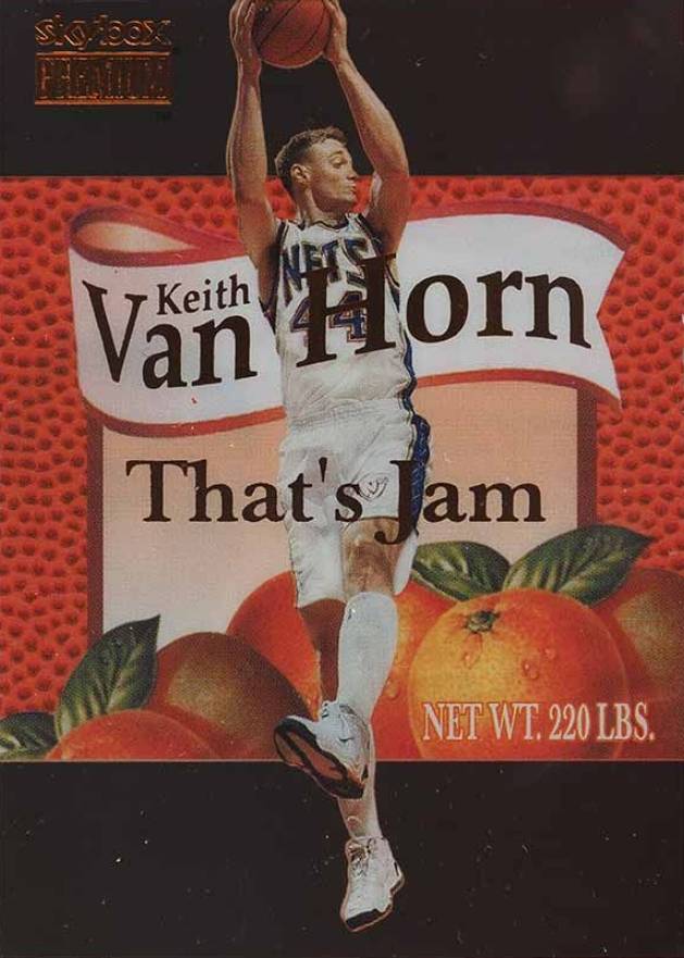 1998 Skybox Premium That's Jam Keith Van Horn #11 Basketball Card