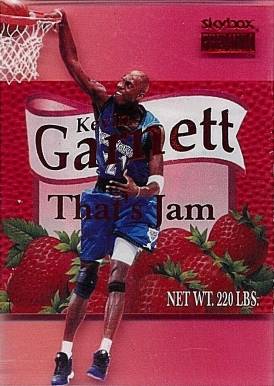 1998 Skybox Premium That's Jam Kevin Garnett #13 Basketball Card