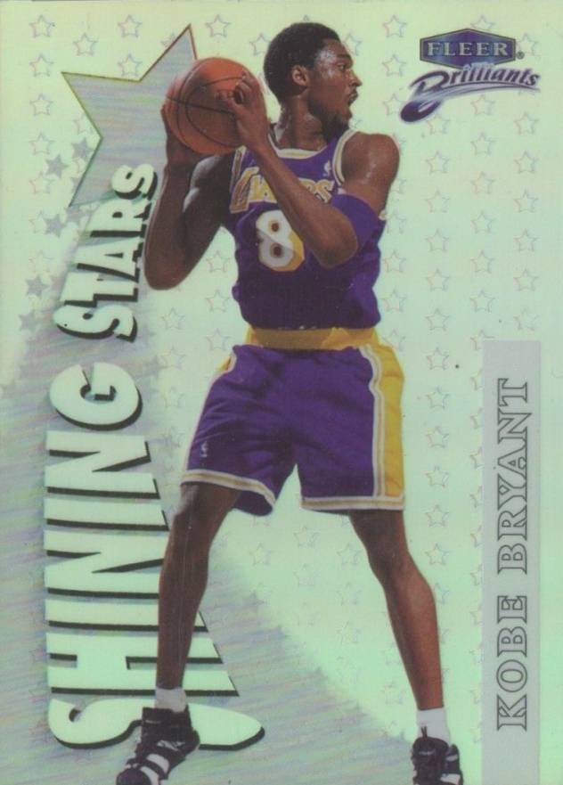 1998 Fleer Brilliants Shining Stars Kobe Bryant #14 Basketball Card