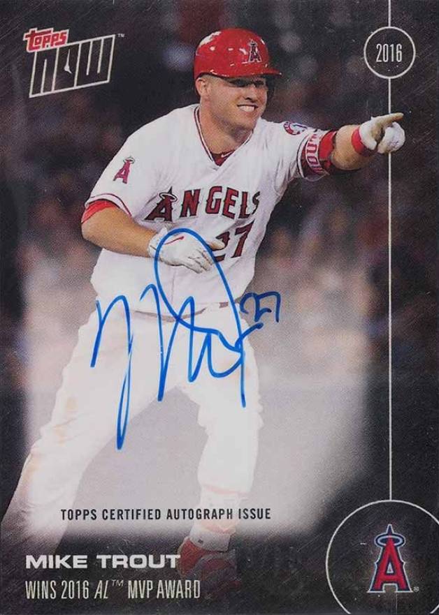 2016 Topps Now Off-Season Mike Trout #OS31B Baseball Card
