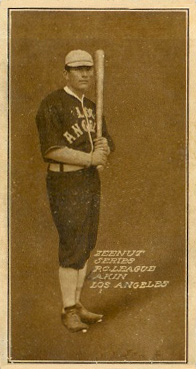 1911 Zeenut Pacific Coast League Akin, Los Angeles # Baseball Card