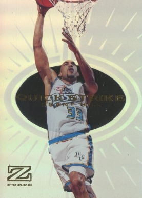 1997 Skybox Z-Force Quick Strike Grant Hill #3 Basketball Card