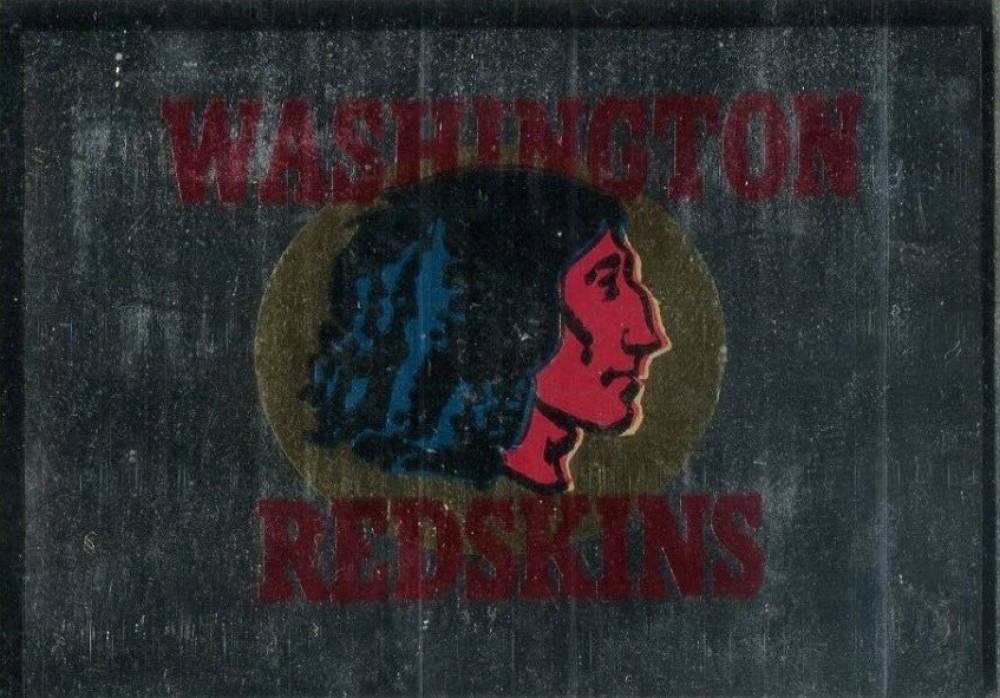 1960 Topps Metallic Stickers Washington Redskins # Football Card