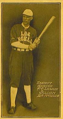 1911 Zeenut Pacific Coast League Dillon, Los Angeles # Baseball Card