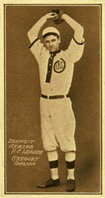 1911 Zeenut Pacific Coast League Gregory, Oakland # Baseball Card