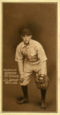 1911 Zeenut Pacific Coast League LaLonge, Sacto # Baseball Card